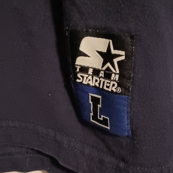 Vintage Starter Michigan Wolverines Crewneck Pullover Sweat Shirt Large Men's - Picture 3 of 6